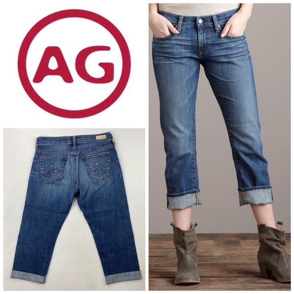 Ag Adriano Goldschmied Denim - AG The Tomboy Crop Relaxed Straight Crop 👖
